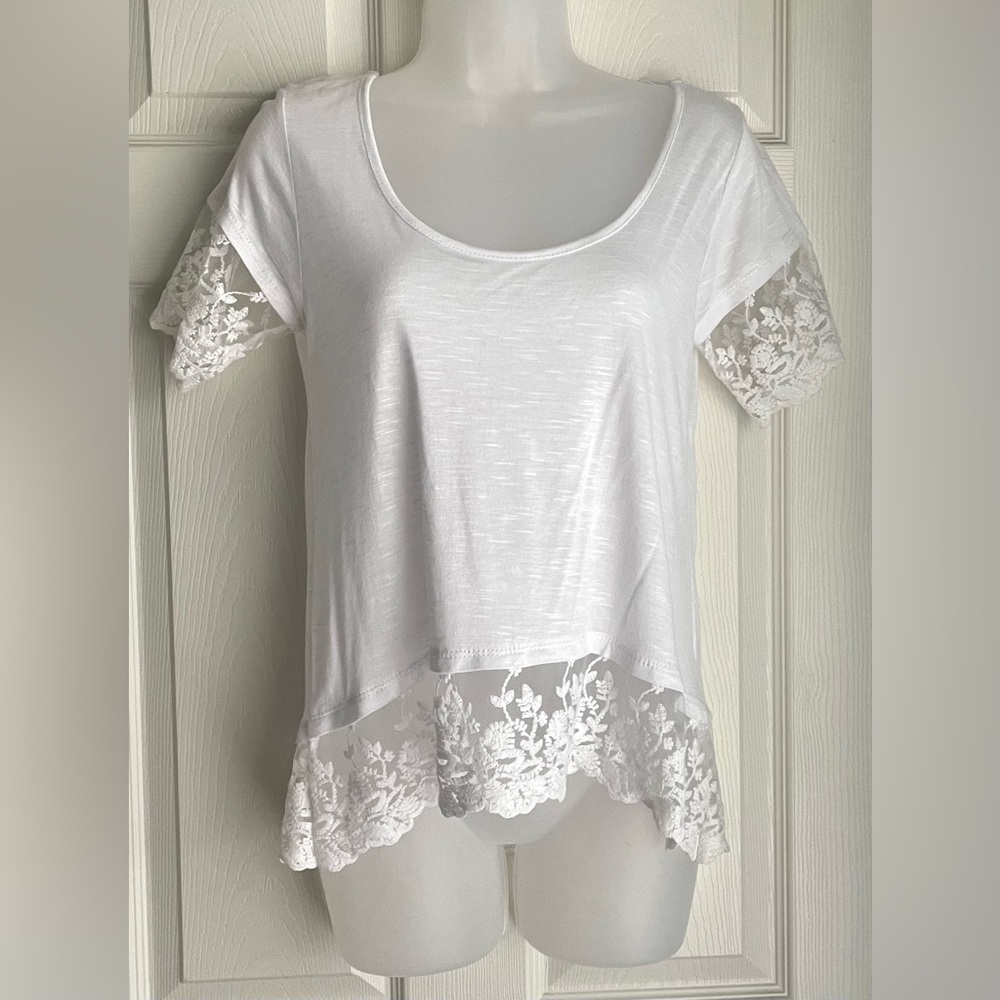 Charlotte Russe T-Shirt White New